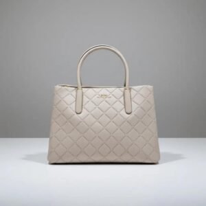 Stay Online Royal Quilted Tote