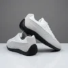 mens comfortable sneakers casual walking shoes black white