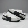 mens comfortable sneakers casual walking shoes black white